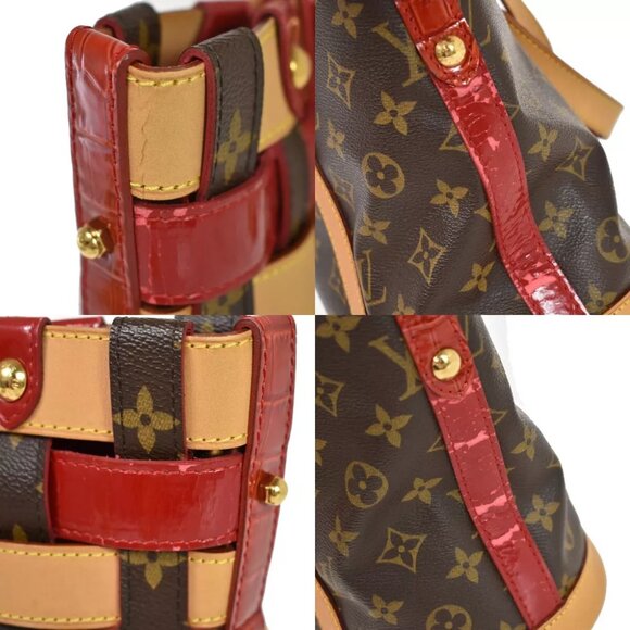 LOUIS VUITTON Neo Bucket Tote Bag Monogram Patent Leather BN Red M95613 11GA702 - Picture 4 of 16